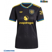 Camisa de Futebol Manchester United Casemiro #18 Equipamento Alternativo Mulheres 2025-26 Manga Curta